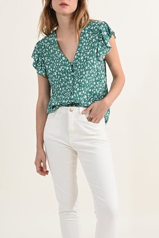 Jean taille haute - Blanc - Molly Bracken