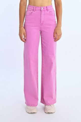 Jean taille haute - Mauve - Molly Bracken