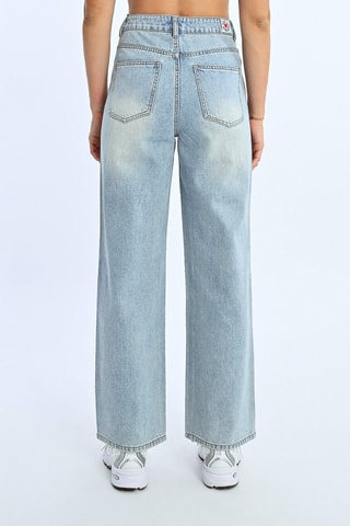 FILLE YOUNG LADIES WOVEN PANTS LIGHT BLUE DENIM - Molly Bracken