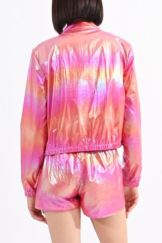Veste tie and die - Rose et orange- Lili Sidonio