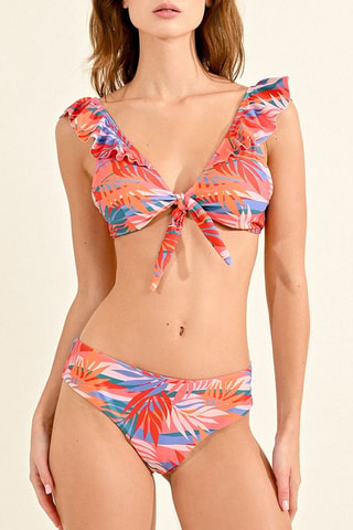Bas de maillot - Rose et blanc