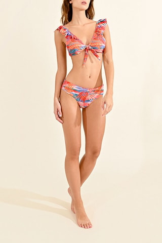 Bas de maillot - Rose et blanc
