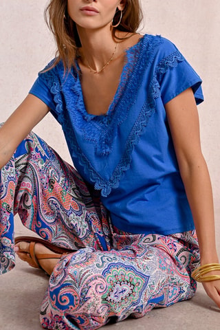 Top - Bleu roi - Molly Bracken