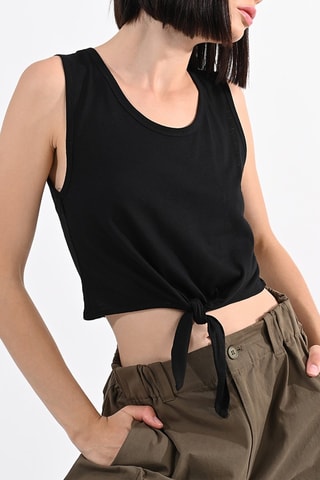 Crop top - Noir- Lili Sidonio