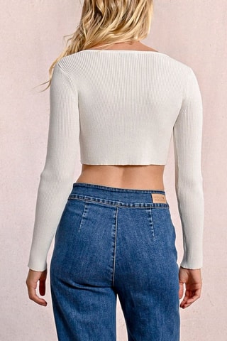 Crop top - Blanc - Molly Bracken