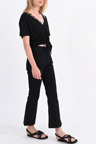 Crop top - Noir - Molly Bracken