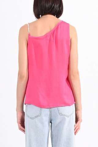 Top drapé - Fuchsia- Lili Sidonio