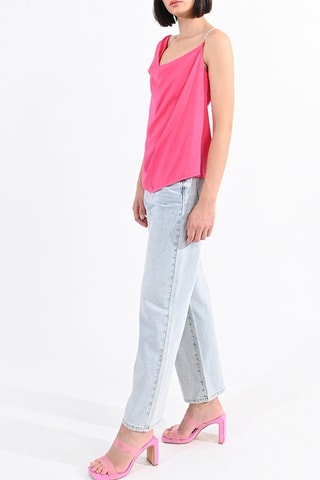 Top drapé - Fuchsia- Lili Sidonio