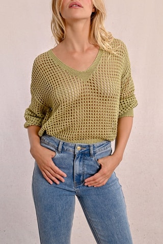 Top - Vert olive - Molly Bracken