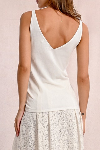 Top  - Blanc - Molly Bracken