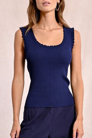 Top - Bleu marine