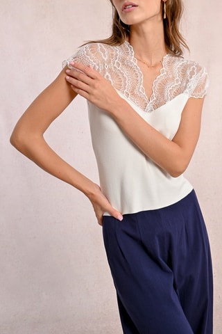 Top - Blanc