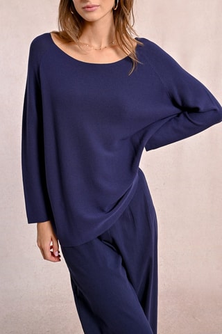 Top - Bleu marine