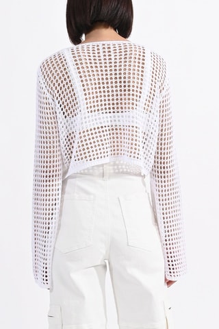 Crop top - Blanc- Lili Sidonio