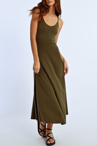 Robe longue - Kaki