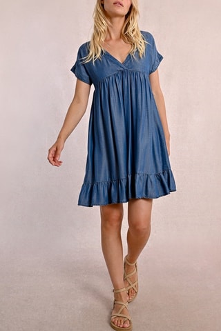 Robe patineuse - Bleu foncé
