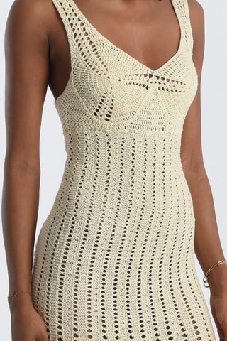 Robe trapèze - Beige