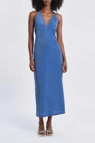 Robe midi - Bleu clair