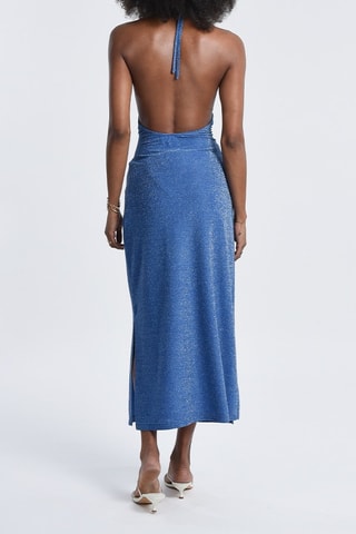 Robe midi - Bleu clair