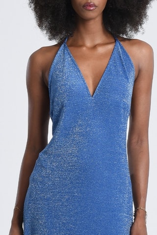 Robe midi - Bleu clair