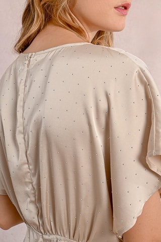 Robe midi - Beige