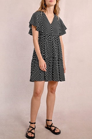 Robe patineuse - Noir et blanc