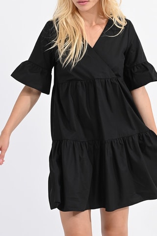 Robe volantée - Noir - Molly Bracken