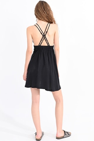 Robe trapèze - Noir- Lili Sidonio