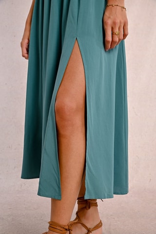 Robe longue - Vert émeraude - Molly Bracken