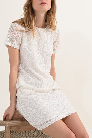 Robe en dentelle - Ecru - Molly Bracken