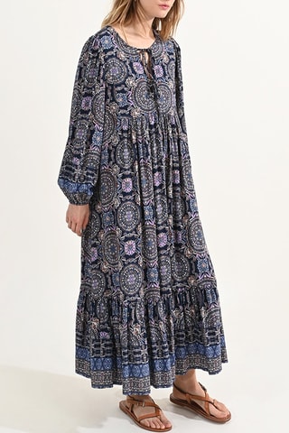 Robe longue - Bleu marine - Molly Bracken