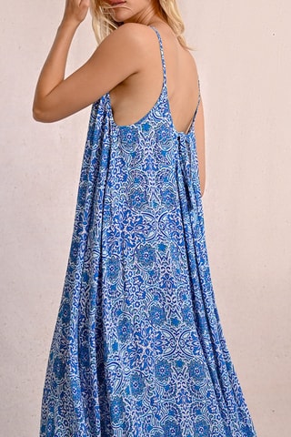 Robe longue - Bleu - Molly Bracken
