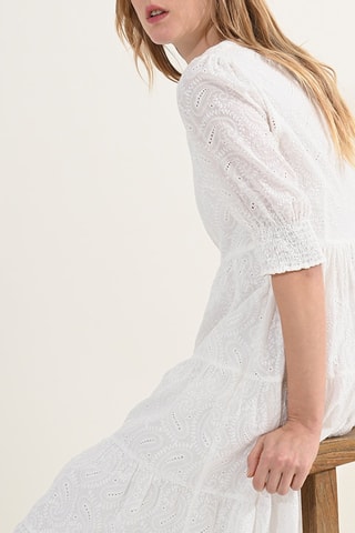 Robe longue - Blanc - Molly Bracken