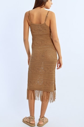 Robe fourreau - Marron clair - Molly Bracken