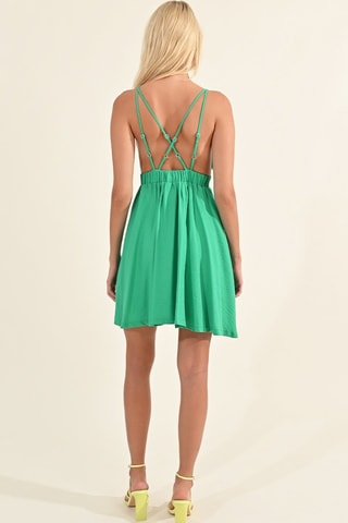 Vestido estilo patinadora - Verde - Lili Sidonio