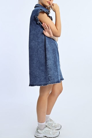 Robe chemise en jean - Bleu - Molly Bracken
