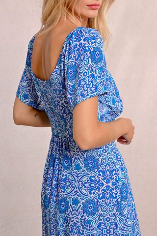Robe portefeuille - Bleu foncé - Molly Bracken