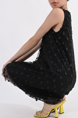 Robe trapèze - Noir- Lili Sidonio