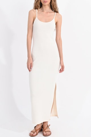 Robe droite - Blanc- Lili Sidonio