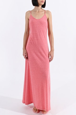Robe longue - Corail chiné- Lili Sidonio