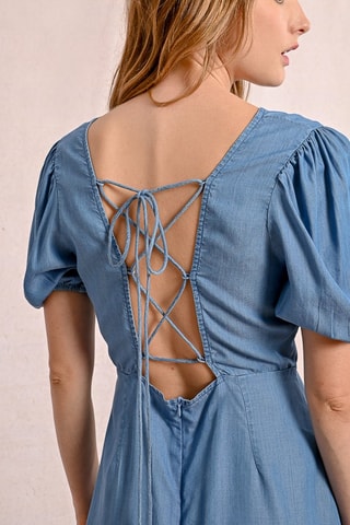 Robe droite - Bleu cobalt - Molly Bracken