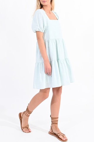 Robe volantée - Turquoise - Molly Bracken