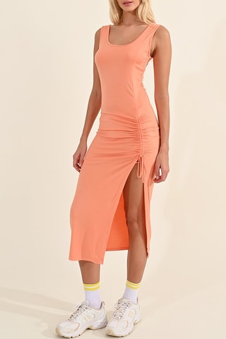 Robe midi - Orange- Lili Sidonio