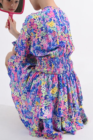 Robe patineuse - Bleu roi- Lili Sidonio