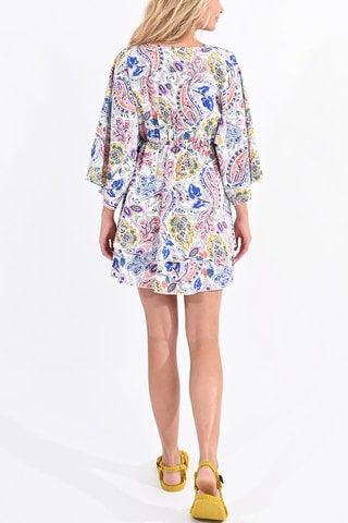 Robe volantée - Blanc - Molly Bracken