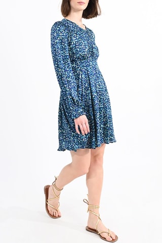 Robe patineuse - Bleu cobalt - Molly Bracken