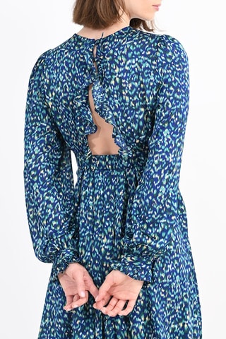 Robe patineuse - Bleu cobalt - Molly Bracken