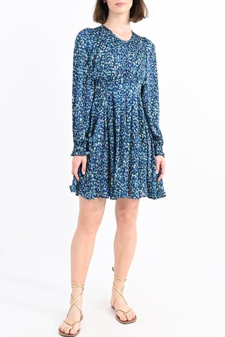 Robe patineuse - Bleu cobalt - Molly Bracken