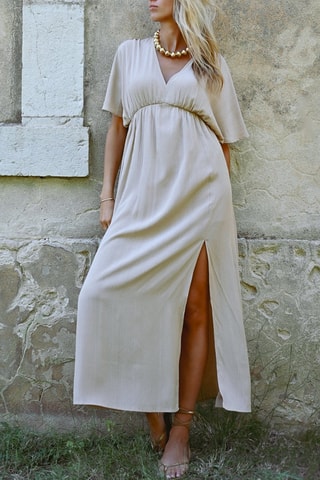 Robe midi - Beige - Molly Bracken