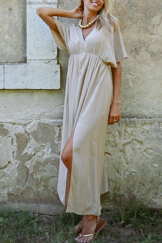 Robe midi - Beige - Molly Bracken